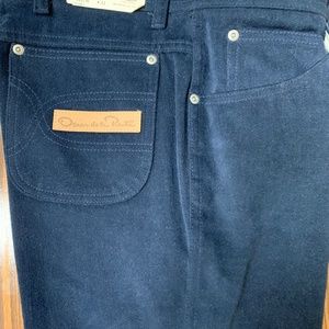 Oscar de la Renta Vintage Black Jeans New w/ label